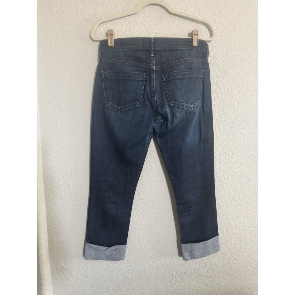 Citizens of Humanity Jeans Womens 26 Blue Dani Crop Straight Leg Cuffed #6327 - Picture 6 of 14